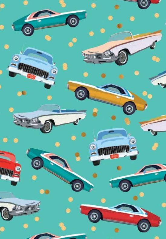 Cars on sale wrapping paper