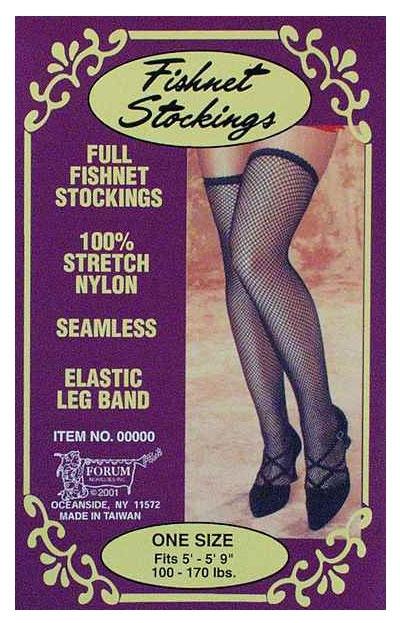 Pantyhose/Stocking Thigh High Fishnet Black