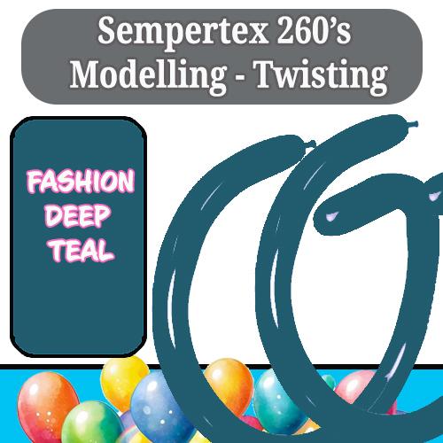 Balloon Modelling 260 Fashion Deep Teal Pk 50