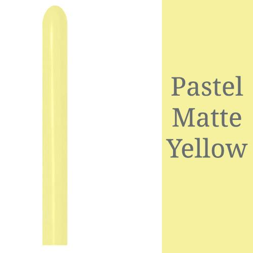 Bal 260 Pastel Matte Yellow Sempertex Pk 50