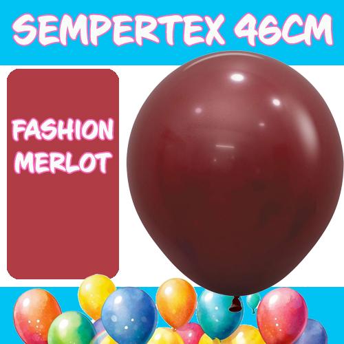 Balloons 46cm Fashion Merlot Pk 6