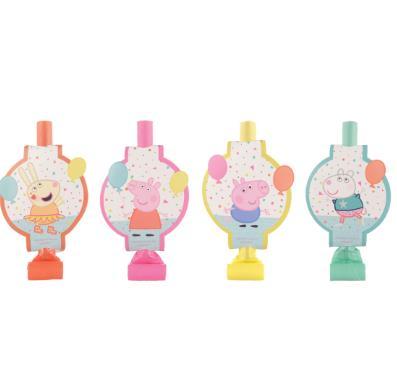 Peppa Pig Confetti Party Blowouts Pk/8