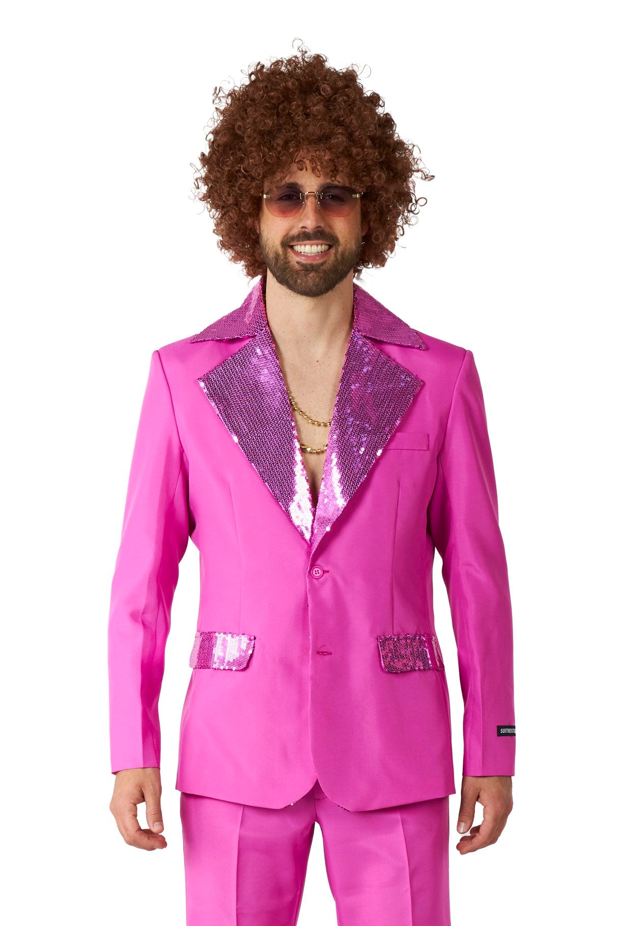 Costume Adult Suitmeister Disco Pink