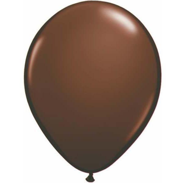 Last Chance - Latex Balloons 30cm Chocolate Brown Fashion  Pk/100