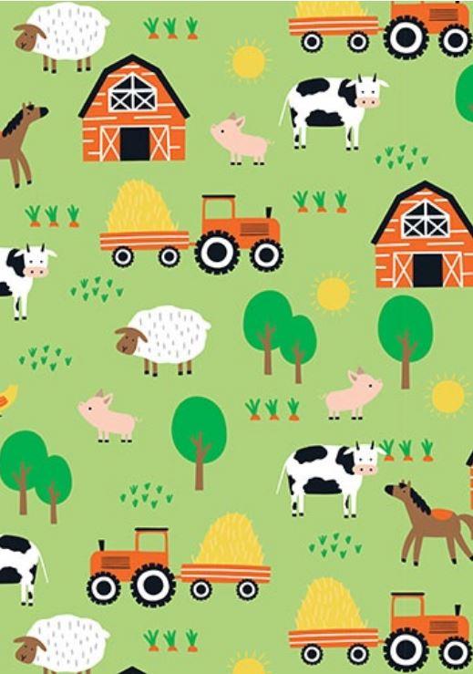 Gift Wrapping Paper Farm Yard/Animal