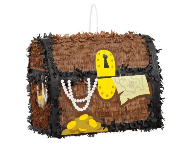 Pinata 3D Pirate Treasure Chest 27cm x 31cm