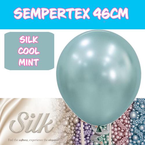 Balloons 46cm Silk Cool Mint Pk 25