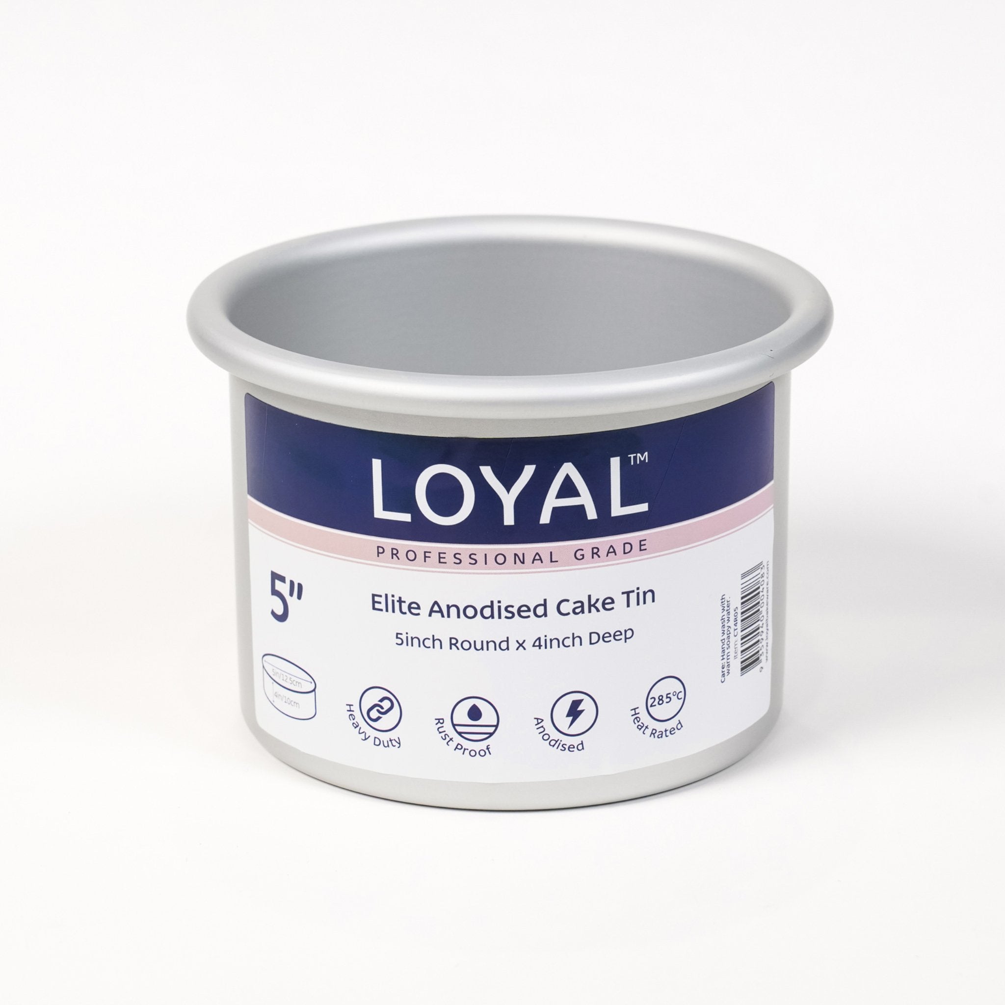 Tin LOYAL Elite 5 Inch Diameter X 4 Inch Deep