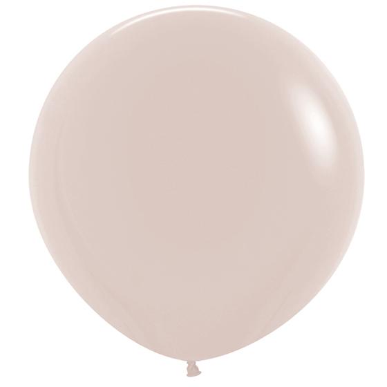 Balloons 60cm Fashion White Sand Sempertex Pk 3