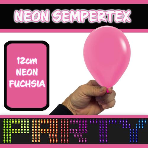 Latex Balloon 12cm Neon Fuchsia Pk 50 Sempertex