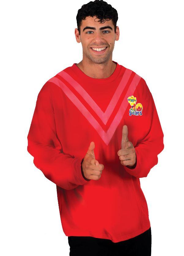 Costume Adult Wiggle Deluxe Red Top