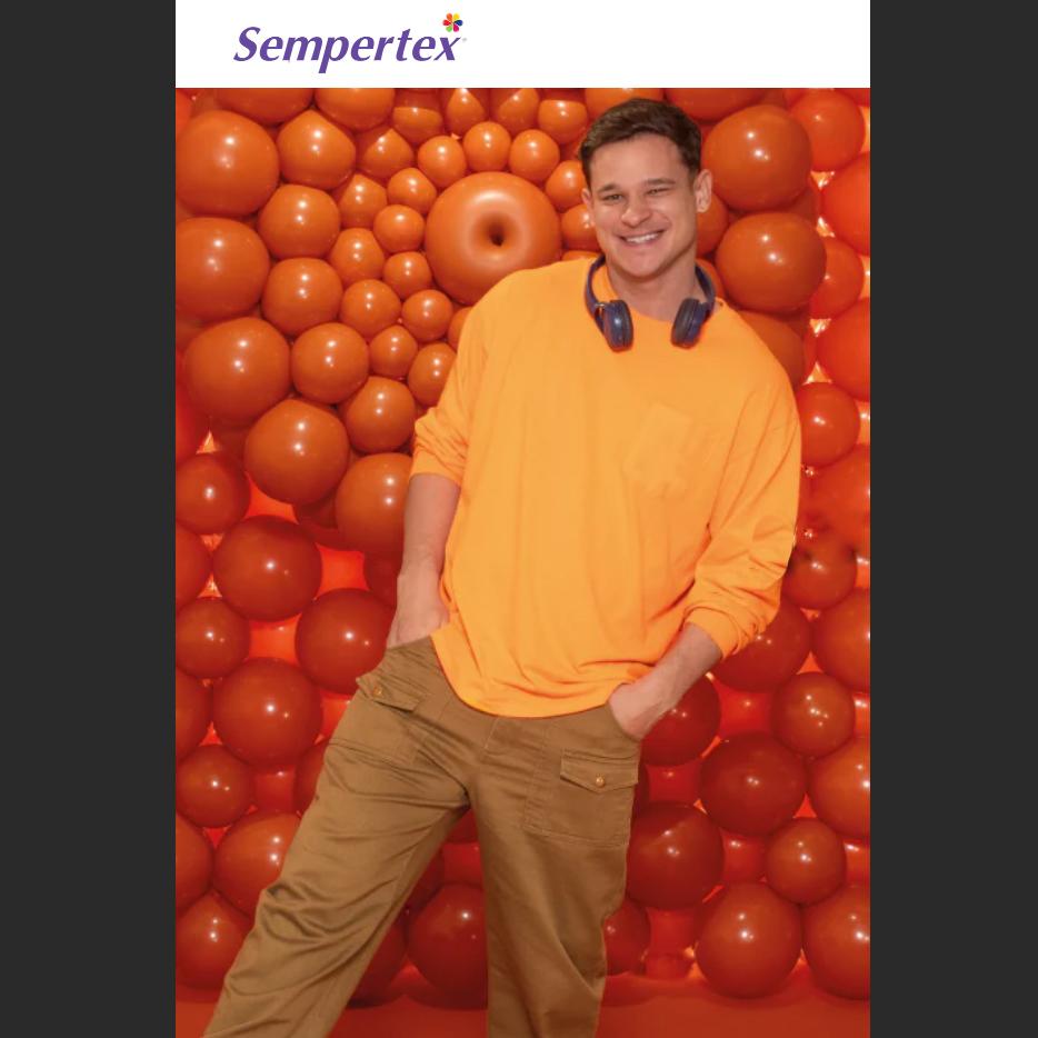 Balloons 60cm Fashion Sunset Orange Sempertex Pk 10