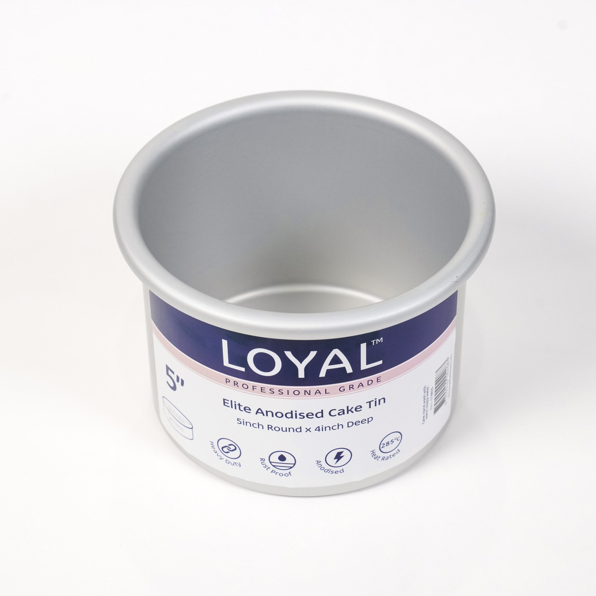 Tin LOYAL Elite 5 Inch Diameter X 4 Inch Deep