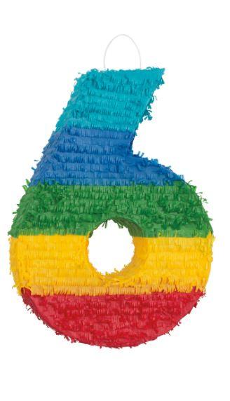 Pinata Numeral 6