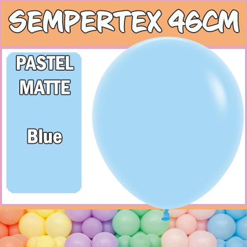 Balloons 46cm Pastel Matte Blue Pk 6