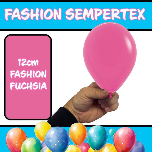 Latex Balloon 12cm Fashion Fuchsia Pk 50