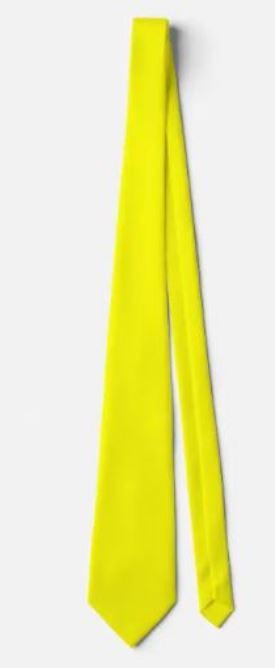 Tie Neon Yellow 1980s