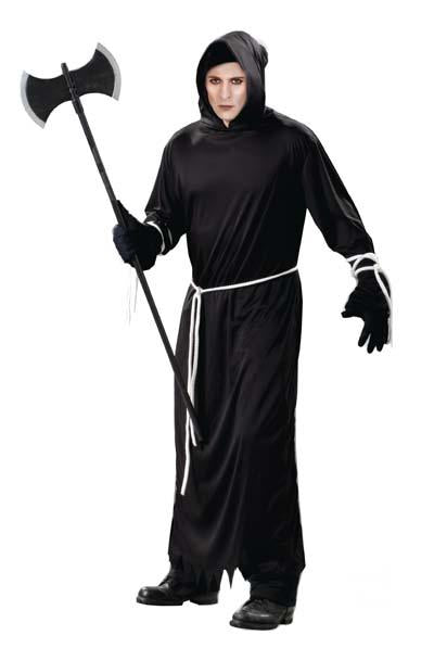 Costume Adult Death/Executioner Robe With Hood Medium Standard