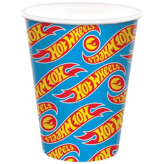 Hot Wheels Paper Cups HC 266ml Pk/8