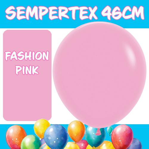 Balloons 46cm Fashion Pink Sempertex Pk 6