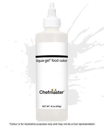 Chefmaster Liqua-Gel Bright White 16oz/453g