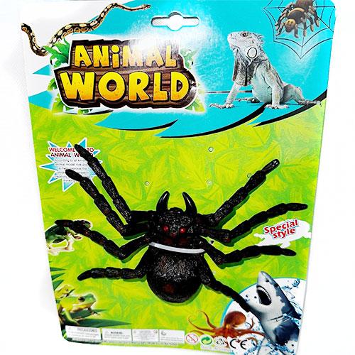 Spider Ginormous 19cm Hard Plastic Each (2 Different Designs)