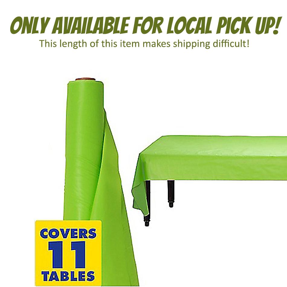 Tablecover Roll Kiwi Lime Green 1.22m x 30m