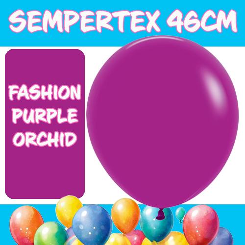 Balloons 46cm Fashion Purple Orchid Pk 6