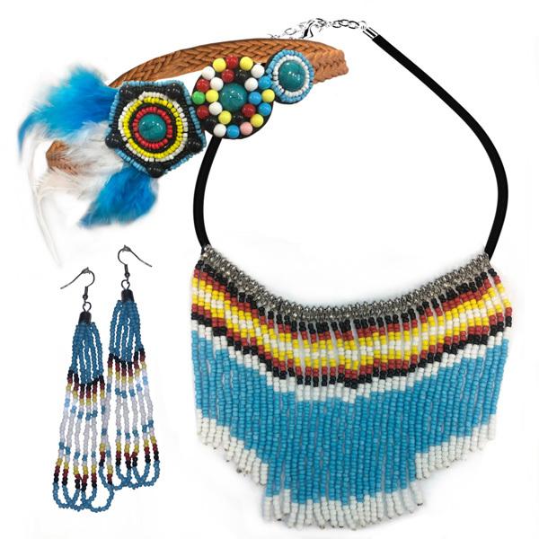 Native American Indian Deluxe Jewelery Set