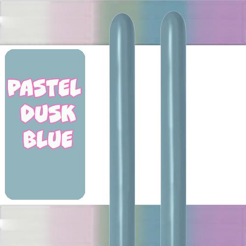 Balloon Modelling 260 Pastel Dusk Blue Sempertex Pk 50