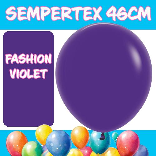 Balloons 46cm Fashion Violet Sempertex Pk 6