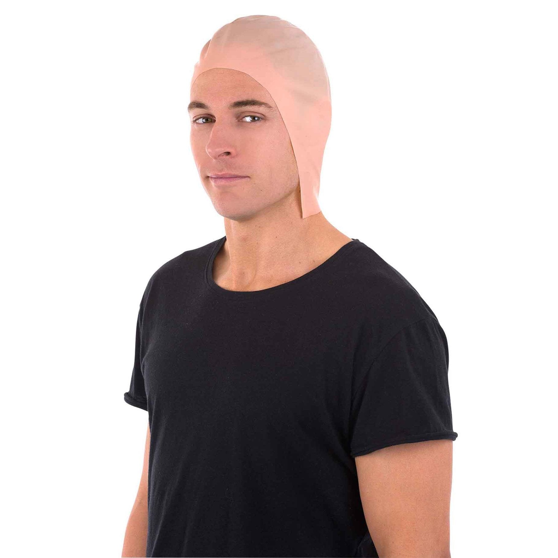 Wig Bald Cap Latex Deluxe (Style is Long At Back of Head)