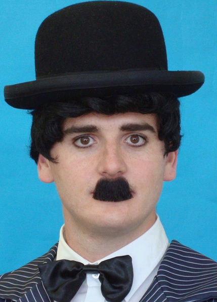 Costume Accessory Moustache Black Chaplin Realistic Deluxe