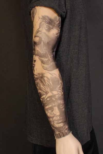 Tattoo Sleeve Sitting Bull Native American Indian For One Arm