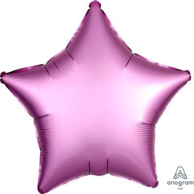 Balloon Foil 45cm Star Matt Pink