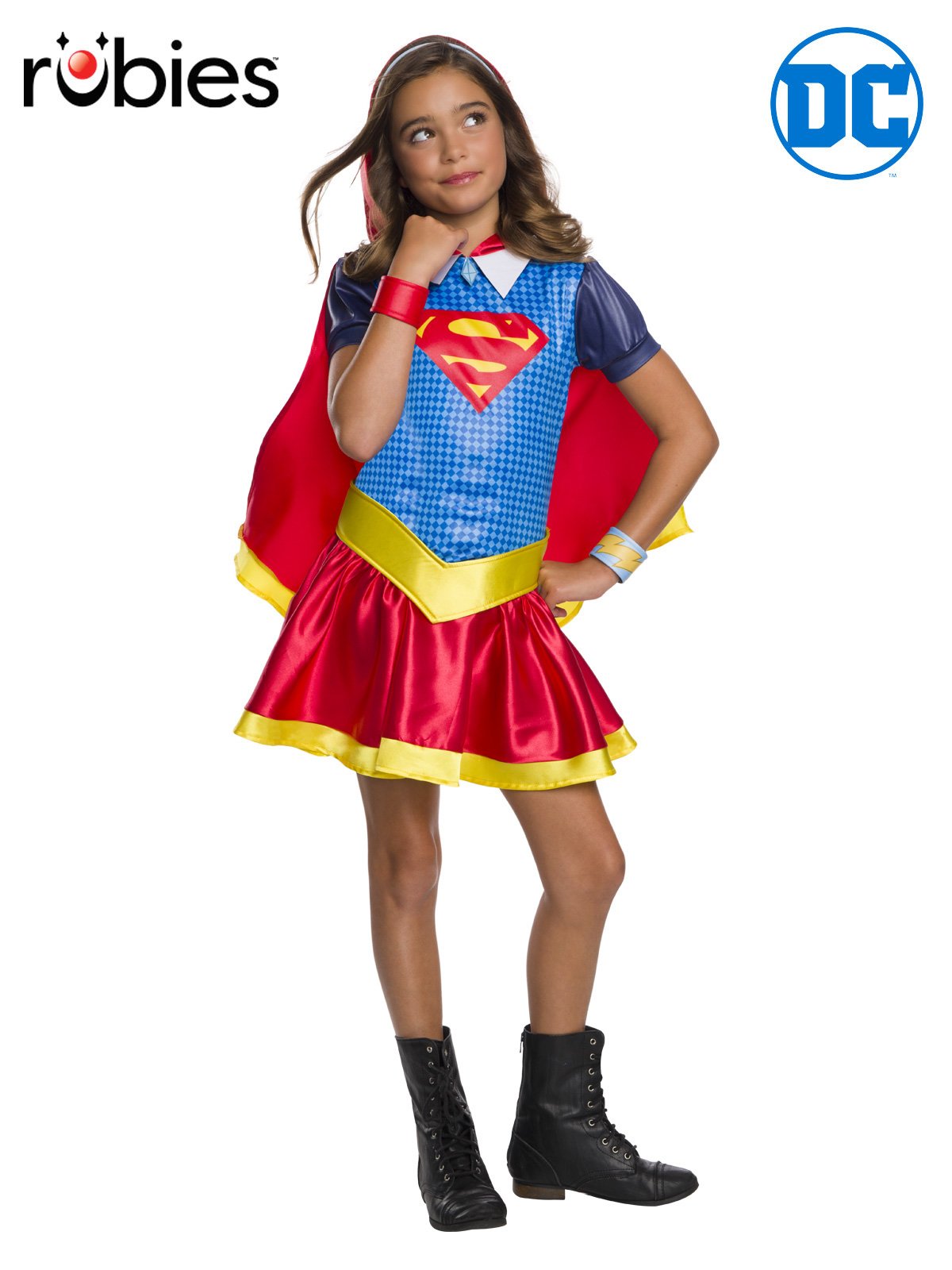 Costume Child Supergirl Deluxe Large 8-10 Years