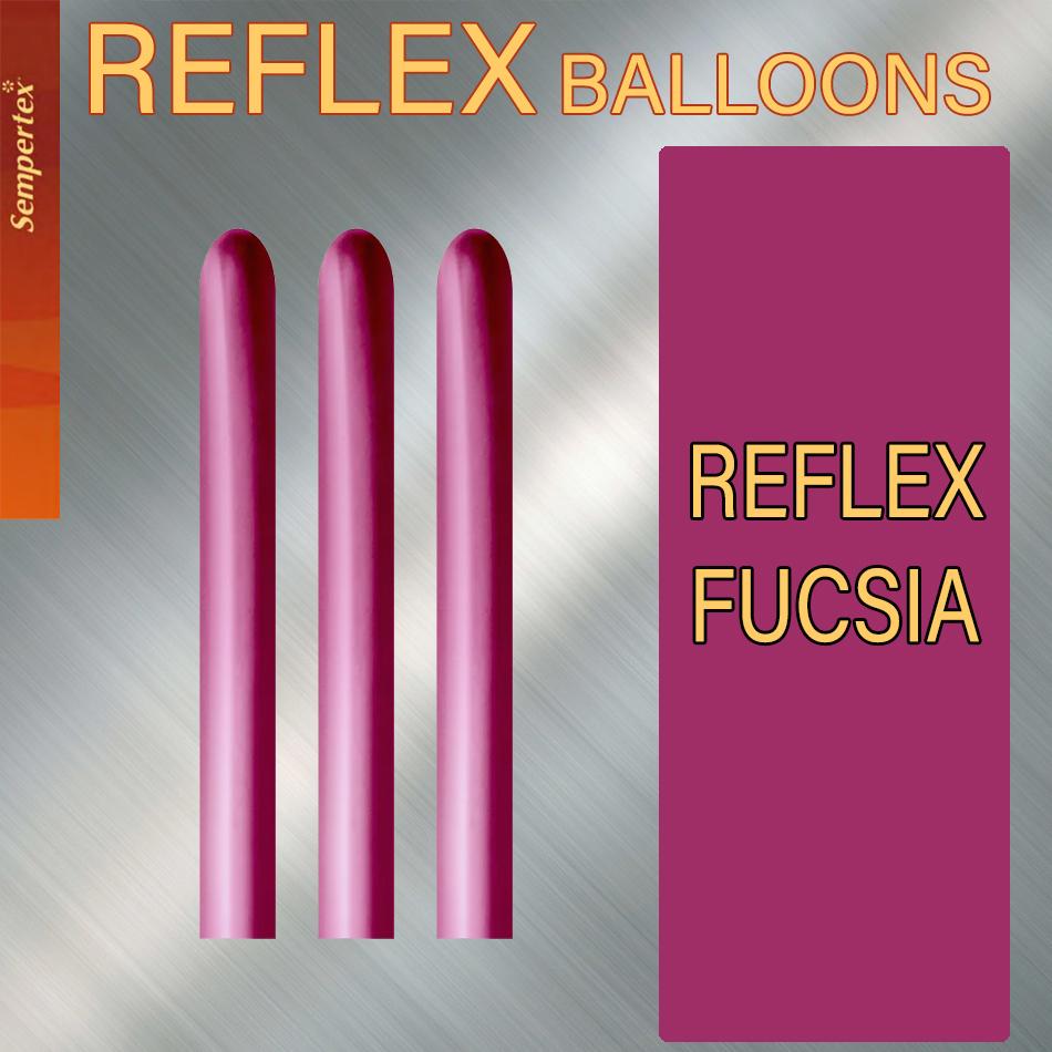 Balloon Modelling 260 Reflex Fuchsia Pk 50