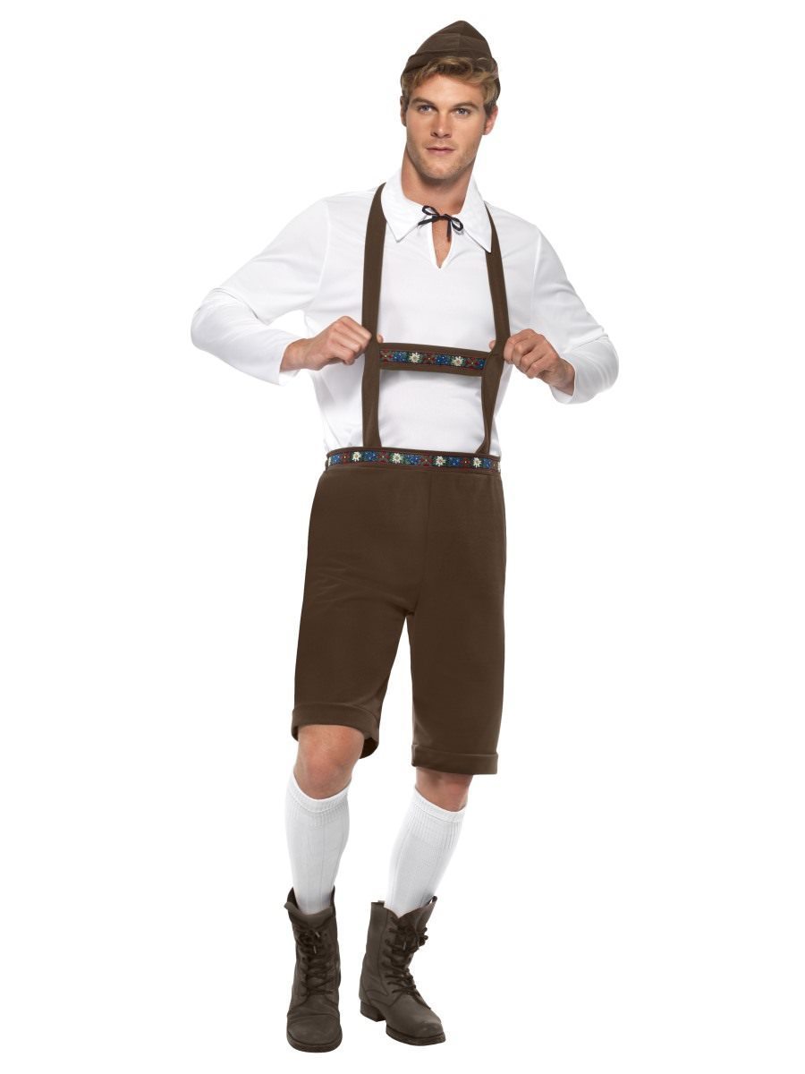 Costume Adult German Bavarian Oktoberfest Brown