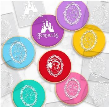 Disney Princess Logo Cookie/Biscuit Debosser PK/7 Cake Craft