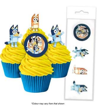 Edible Icing Wafer Topper Bluey Pk/16