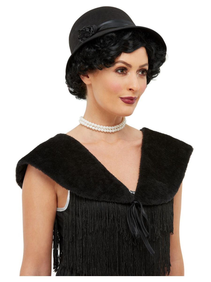 Costume Adult 1920s Flapper Kit Black- Discontinued Line Last Chance