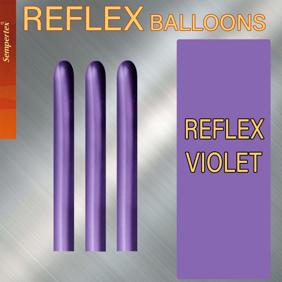 Balloon Modelling 260 Reflex Violet Pk 50