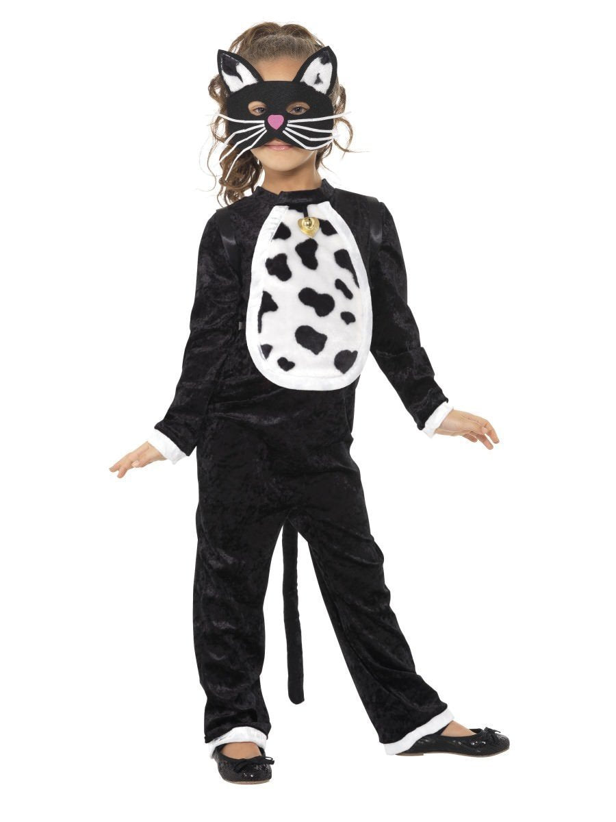 Costume Child Black Cat With Mask 7-9 Years