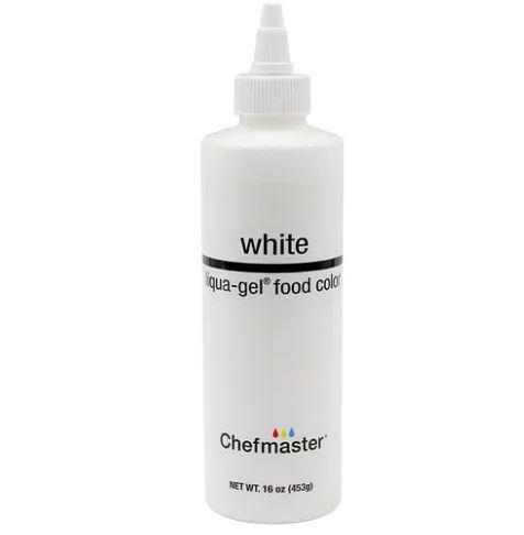 Chefmaster Liqua-Gel Bright White 16oz/453g