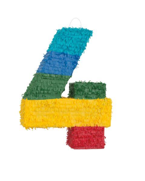 Pinata Numeral 4