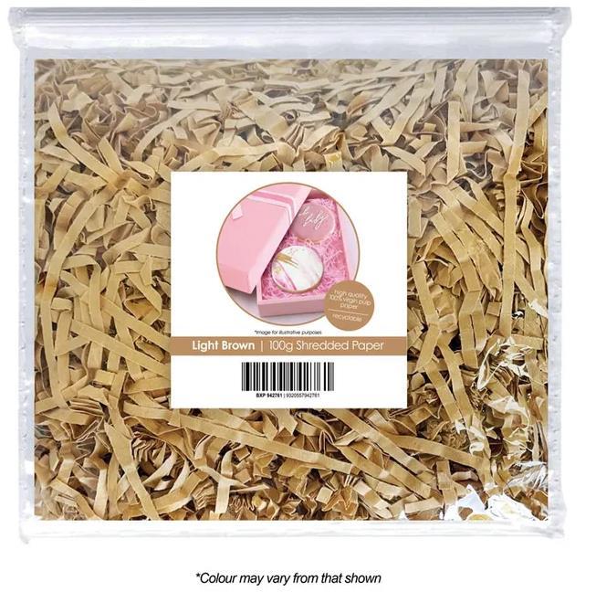 Shredded Light Brown Paper 100G