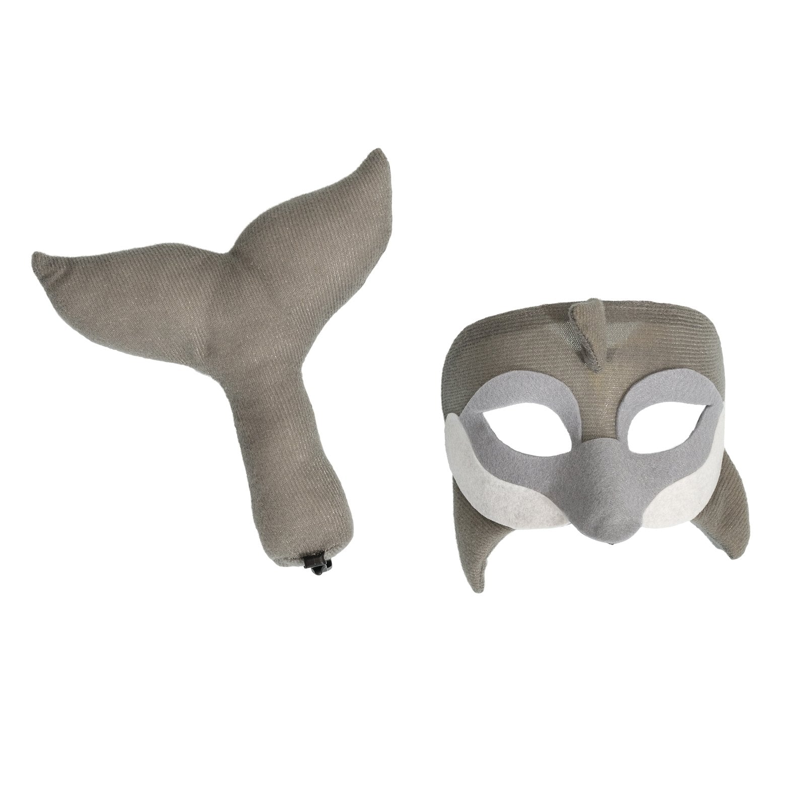 Animal Costume Set Mask & Tail Dolphin Under The Sea/Ocean