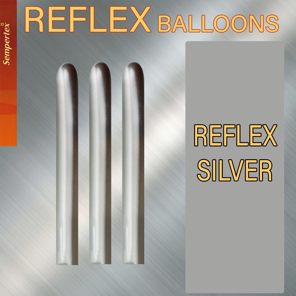 Balloon Modelling 260 Reflex Silver Pk 50