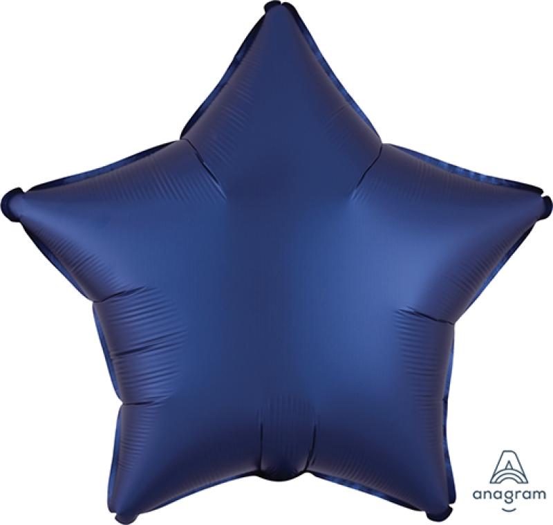 Balloon Foil 45cm Star Navy Blue