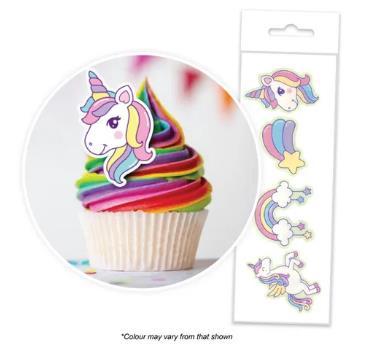 Edible Icing Wafer Topper Unicorn Pk/16